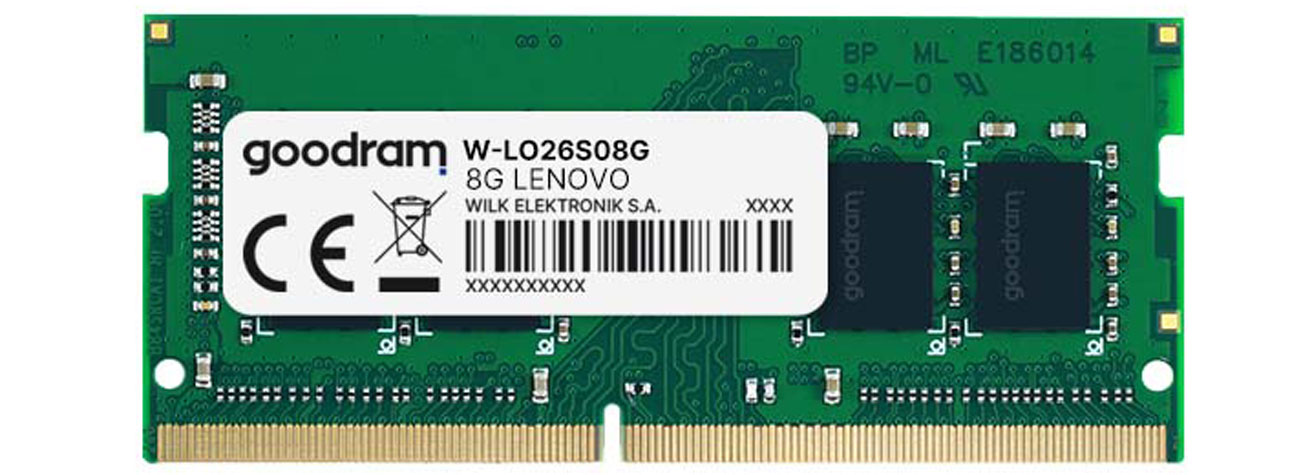 Pamięć RAM GOODRAM dedykowana lenovo