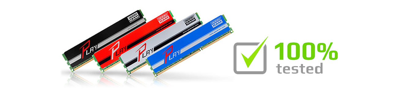 GOODRAM 4GB 1600MHz Testy fabryczne