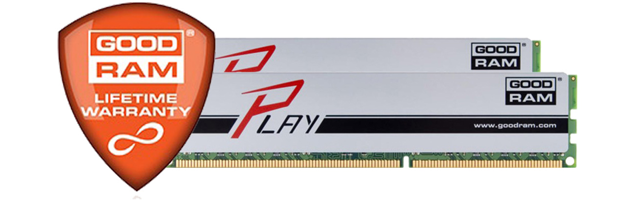Pamięć RAM DDR4 GOODRAM 4GB 2400MHz Play Silver CL15 gwarancja