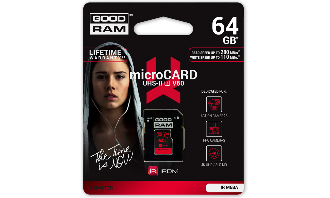 GOODRAM IRDM UHS-II U3 V60 microCARD