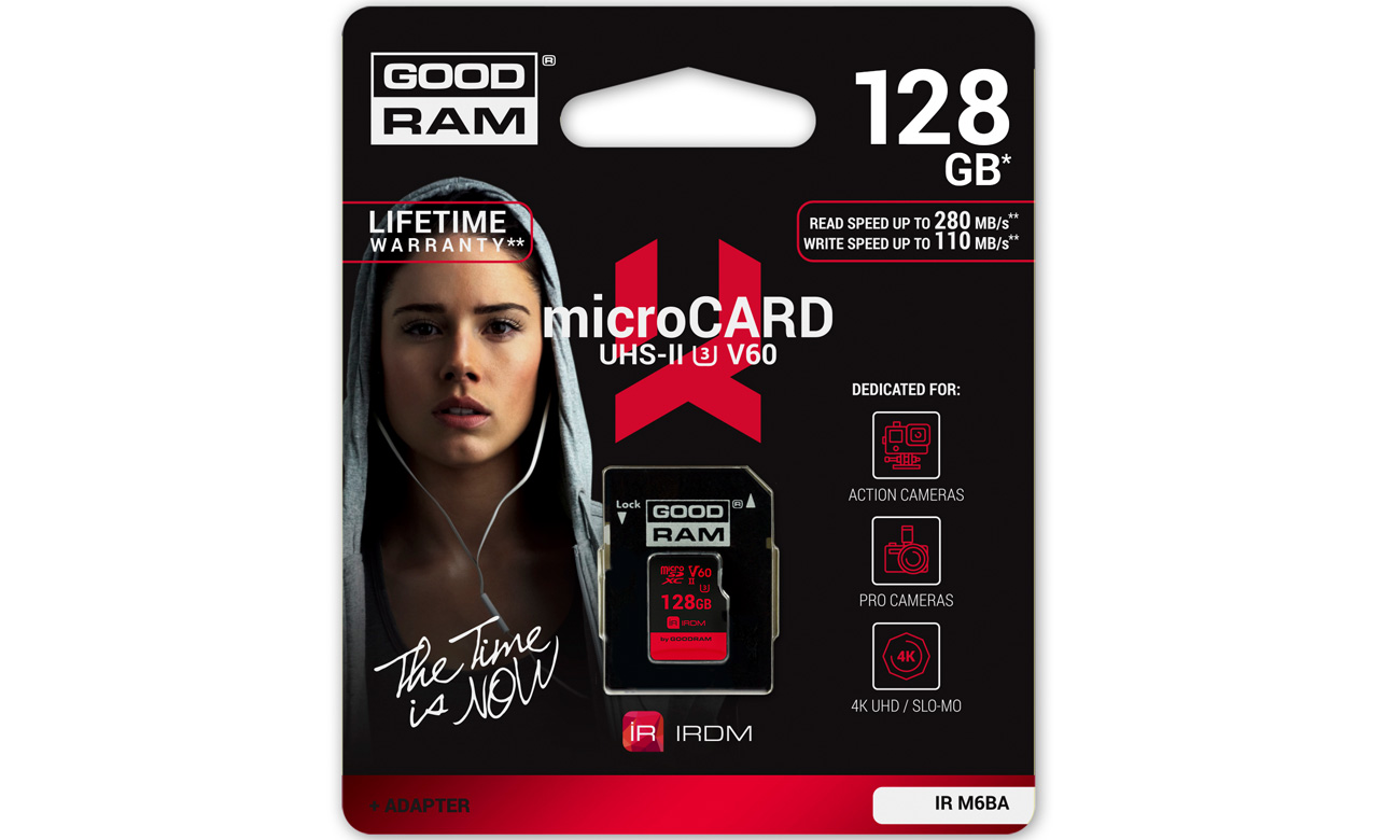 GOODRAM IRDM UHS-II U3 V60 microCARD