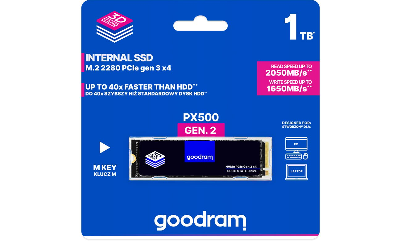 GOODRAM PX500 G2 1 TB blister SSDPR-PX500-01T-80-G2