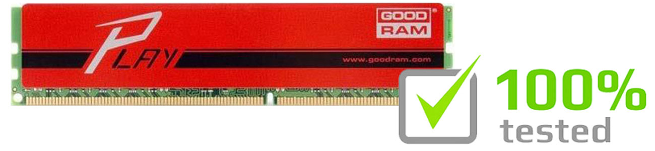 Pamięć RAM DDR4 GOODRAM Play Testy fabryczne