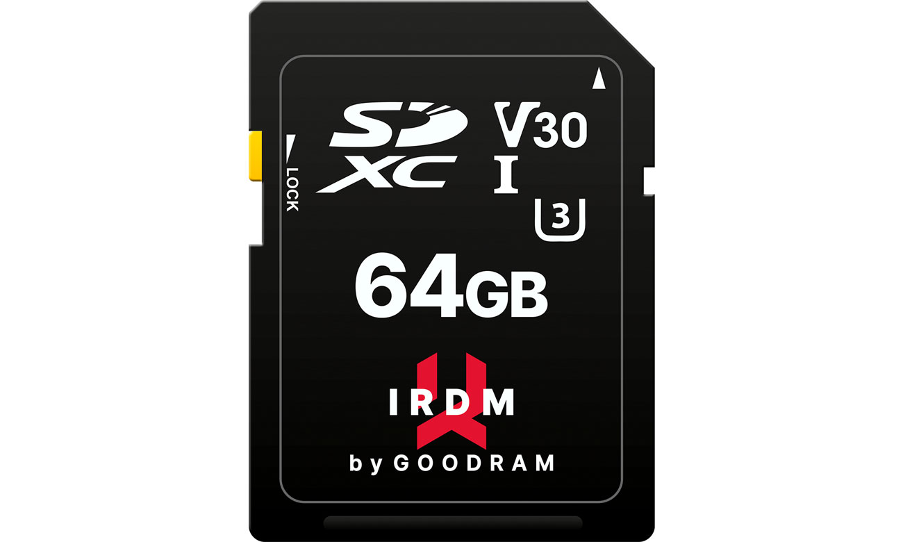 GOODRAM 64GB SDXC IRDM UHS-I U3