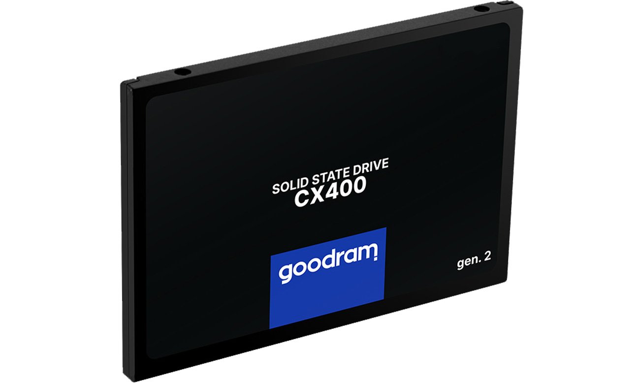Dysk SSD SATA 2,5'' GOODRAM CX400 - Widok od przodu pod kątem