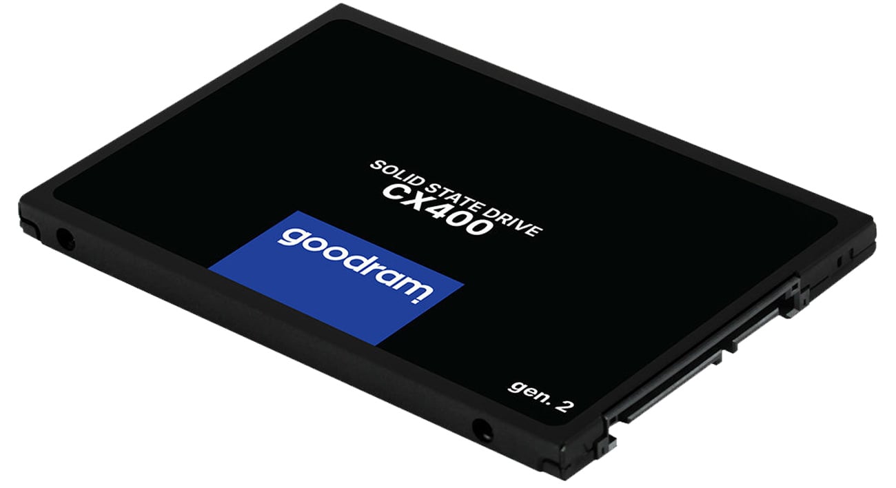 Dysk SSD SATA 2,5'' GOODRAM CX400 - Widok od przodu pod kątem