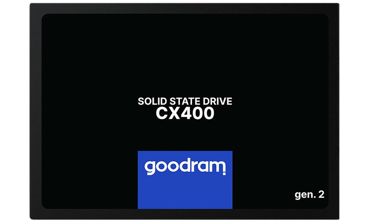 Dysk SSD SATA 2,5'' GOODRAM CX400 - Widok od przodu