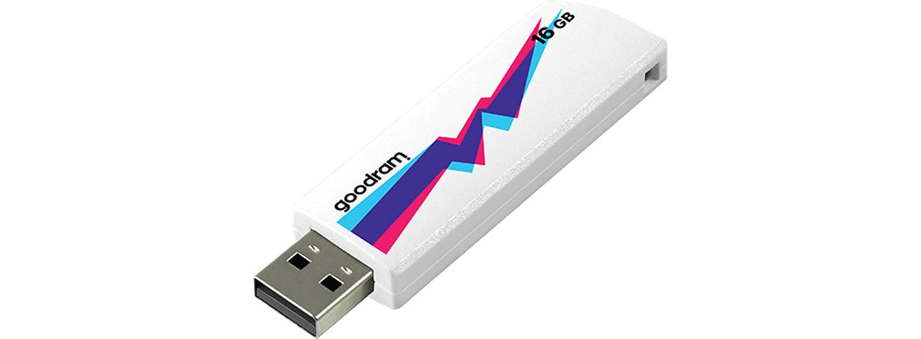 Pendrive (pamięć USB) GOODRAM 16GB UCL2 odczyt 20MB/s USB 2.0 biały UCL2-0160W0R11