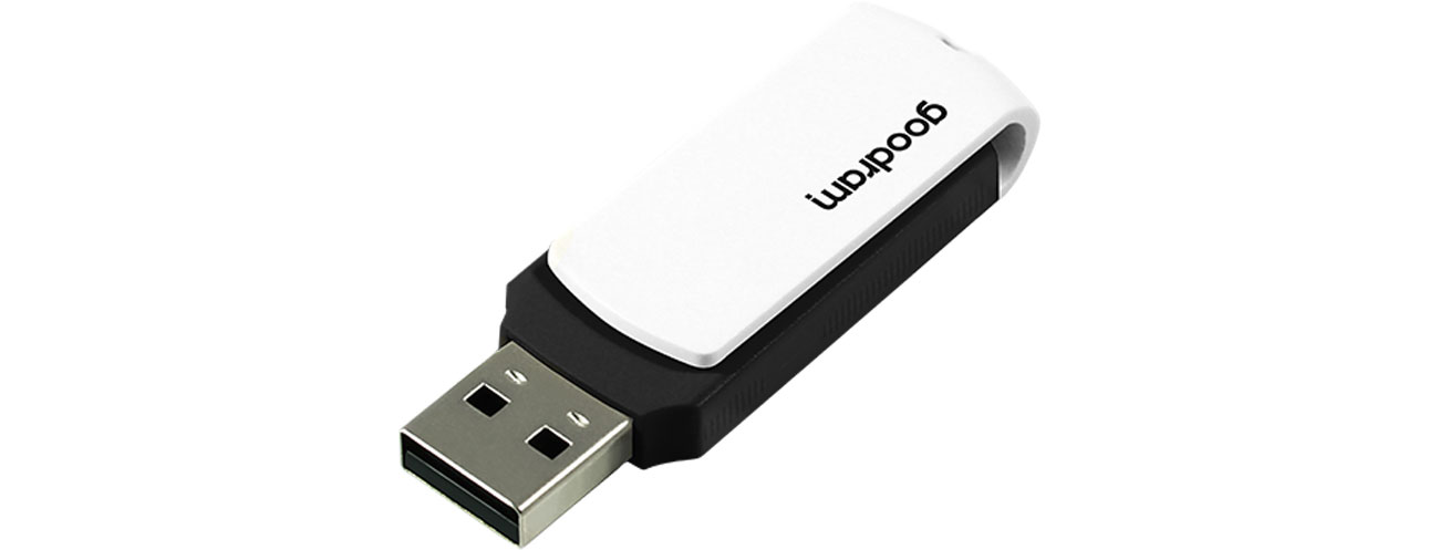 Pendrive (pamięć USB) GOODRAM 8GB UCO2 odczyt 20MB/s USB 2.0 czarno-biały UCO2-0080KWR11