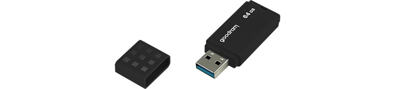 Pendrive (USB-Speicher) GOODRAM 64GB UME3 Lesegeschwindigkeit 60MB/s USB 3.0 schwarz UME3-0640K0R11