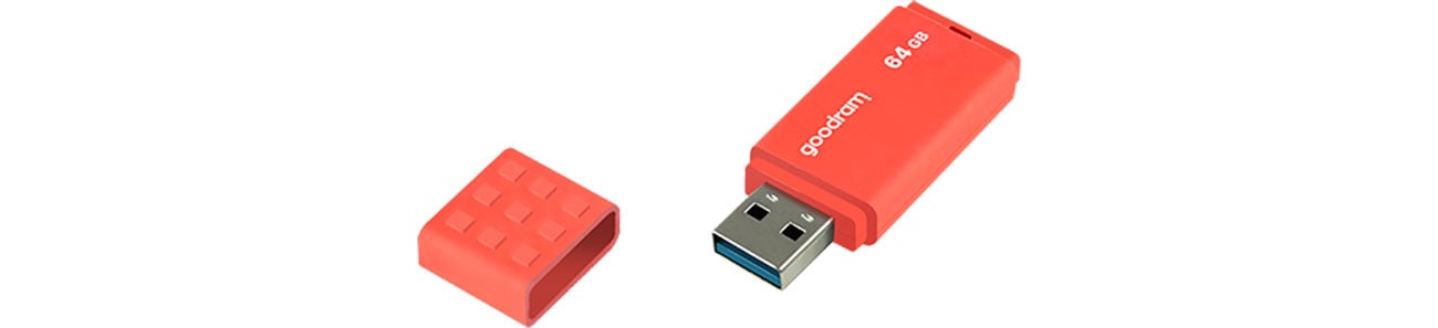 Pendrive (pamięć USB) GOODRAM 64GB UME3 odczyt 60MB/s USB 3.0 pomarańczowy UME3-0640O0R11