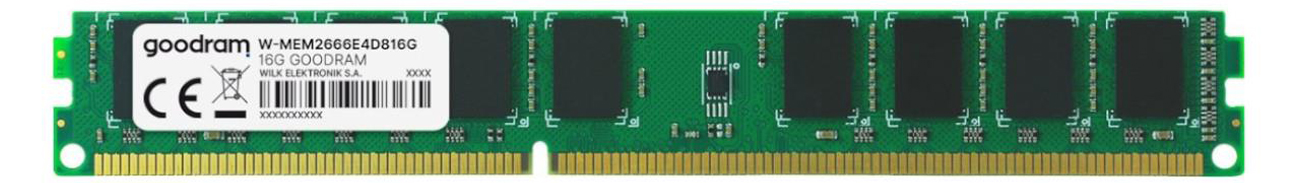 Moduł pamięci RAM GOODRAM 16GB ECC 2666MHz DRx8 VLP