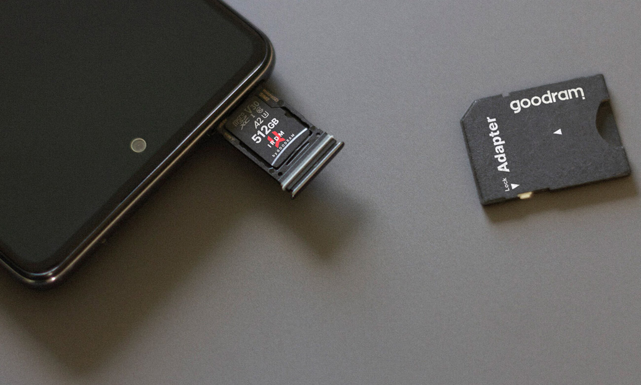 GOODRAM microSDXC IRDM wygląd