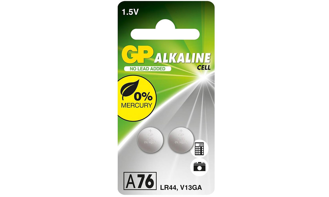 Baterie GP guzikowe AG13/LR44 wygląd