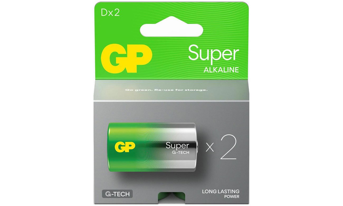 Baterie GP Super D/LR20 wygląd