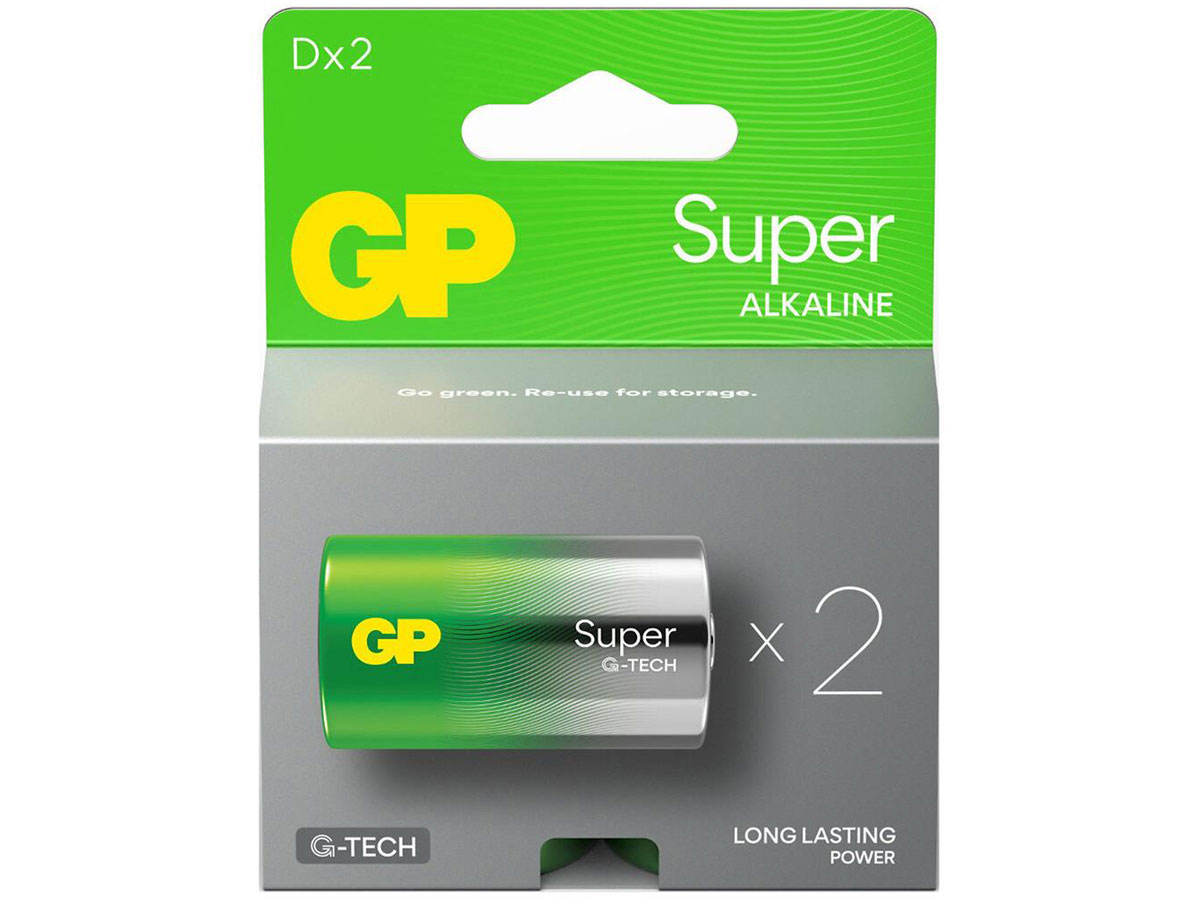 Baterie GP Super D/LR20 wygląd