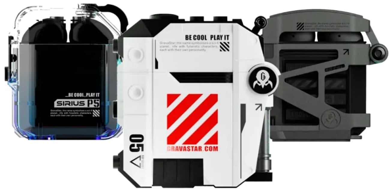 Słuchawki bezprzewodowe Gravastar Sirius P5 Earbuds - Widok ogólny