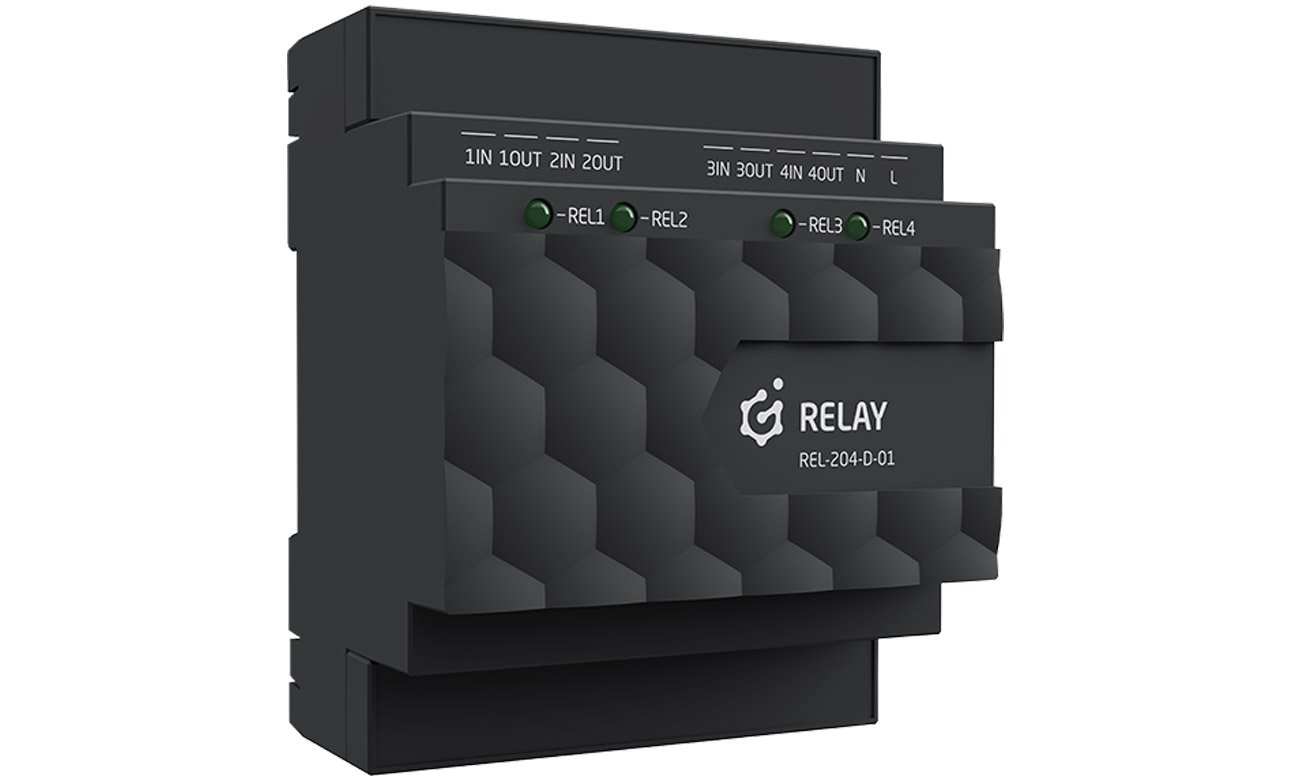 Moduł wyjść przekaźnikowych dużej mocy Grenton Relay 4HP