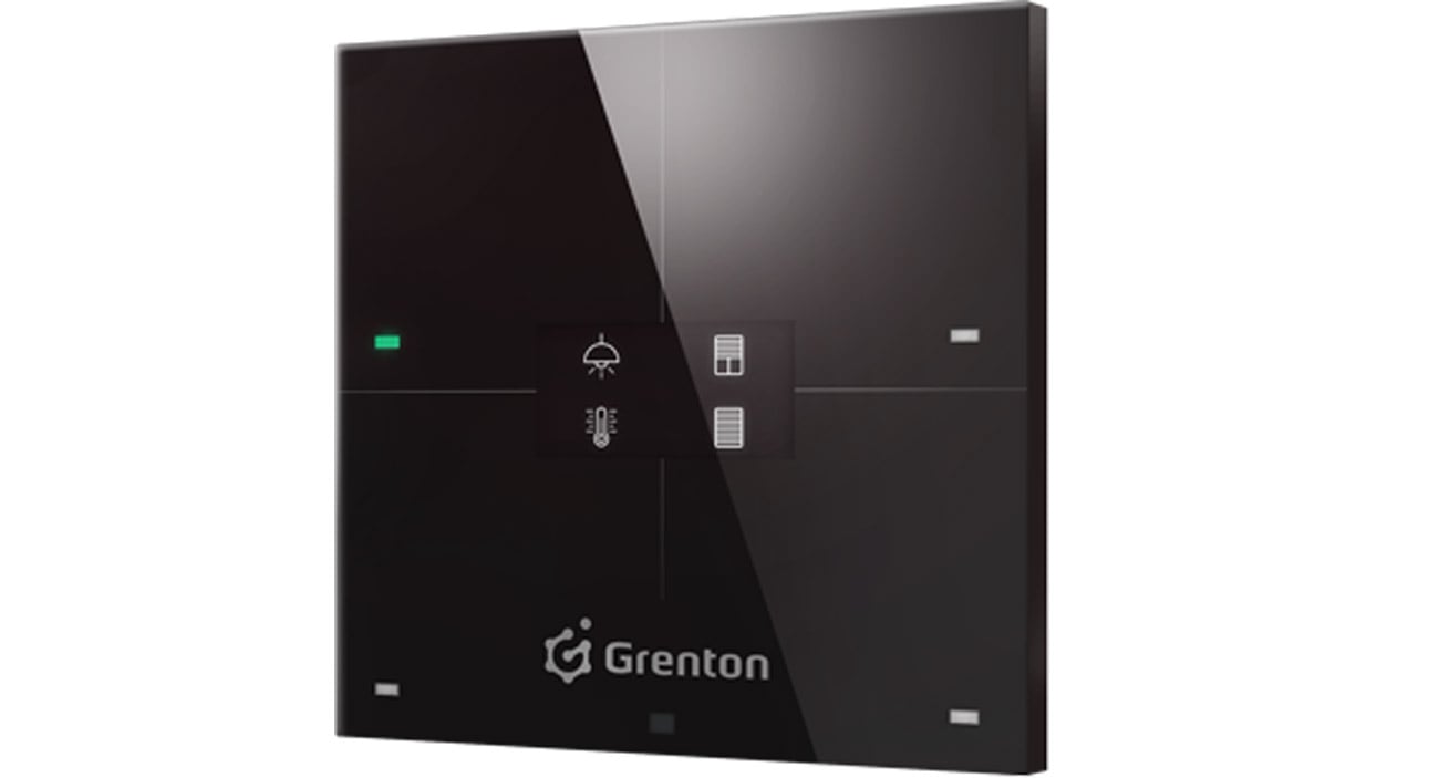 Dotykowy panel ścienny Grenton Smart Panel Czarny