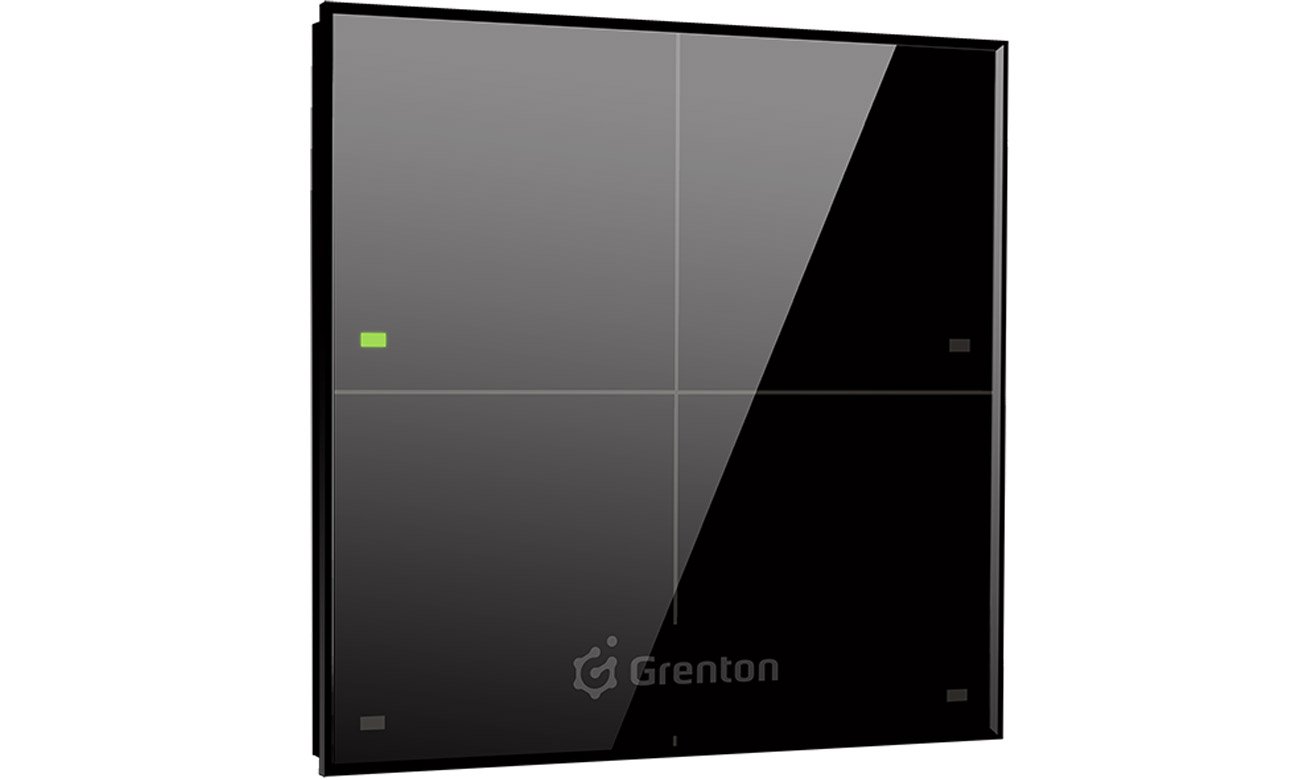 Dotykowy panel ścienny Grenton Touch Panel 4B Czarny