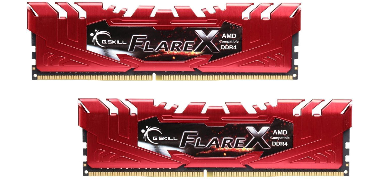 G.SKILL 16GB 2400MHz Flare X Red Ryzen CL15 (2x8192)