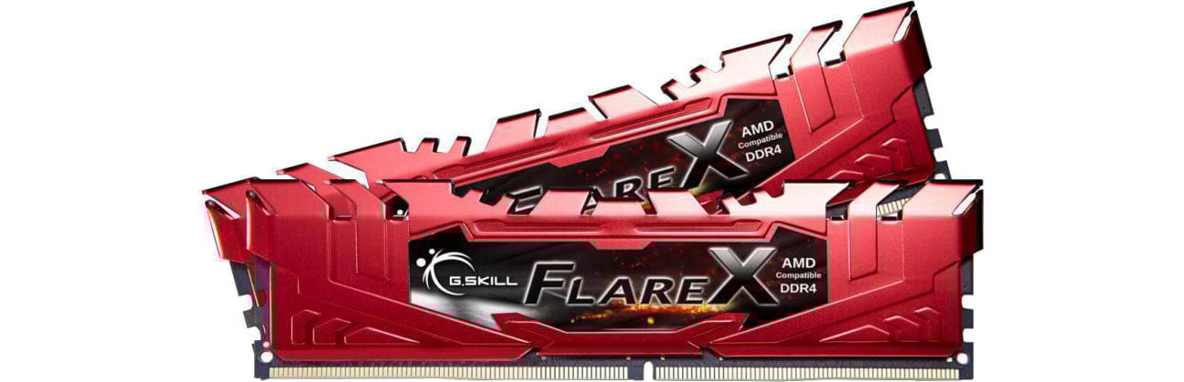 Pamięć RAM DDR4 G.SKILL 32GB 2400MHz FlareX Black Ryzen CL15 Red (2x16GB)