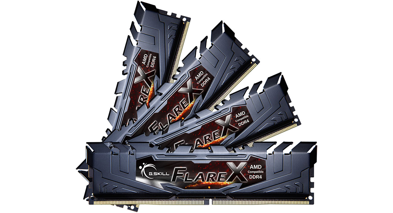 Pamięć RAM DDR4 G.SKILL FlareX 32GB 3200MHz CL14 Black 4x8GB