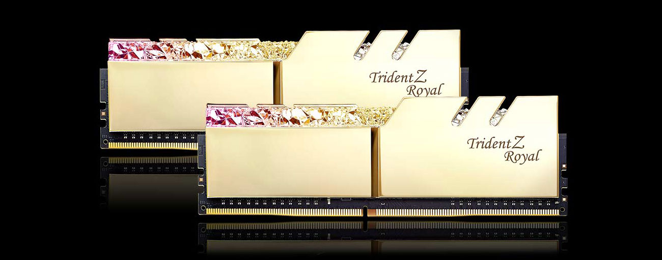 G.SKILL Trident Z Royal Gold Podświetlenie LED RGB