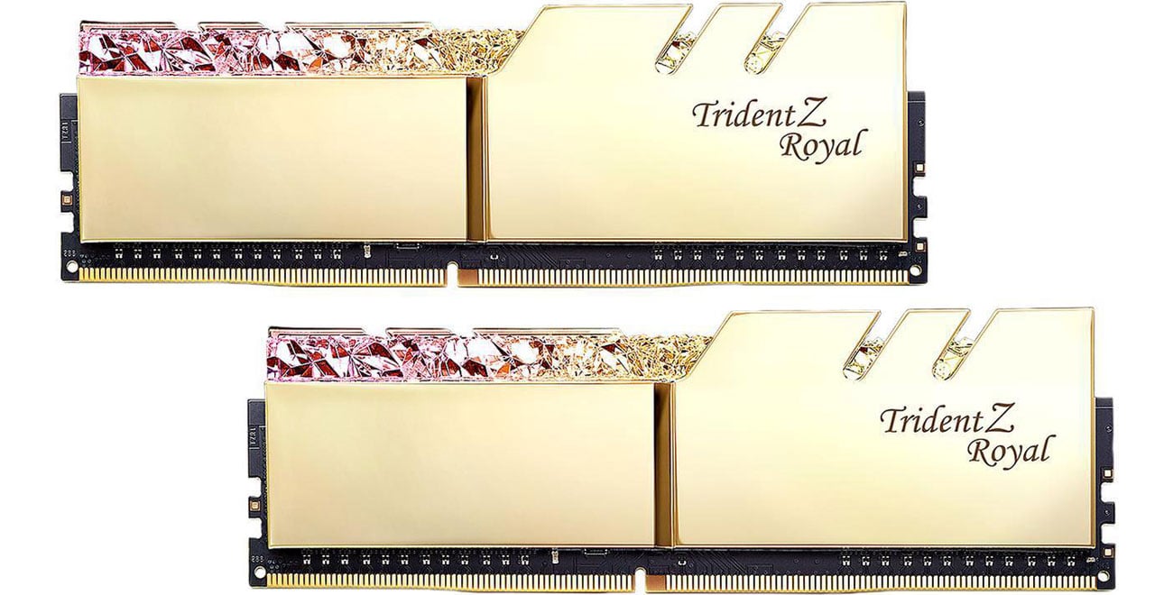 Pamięć RAM DDR4 G.SKILL 16GB 3200MHz TridentZ Royal Gold CL14 (2x8GB) F4-3200C14D-16GTRG
