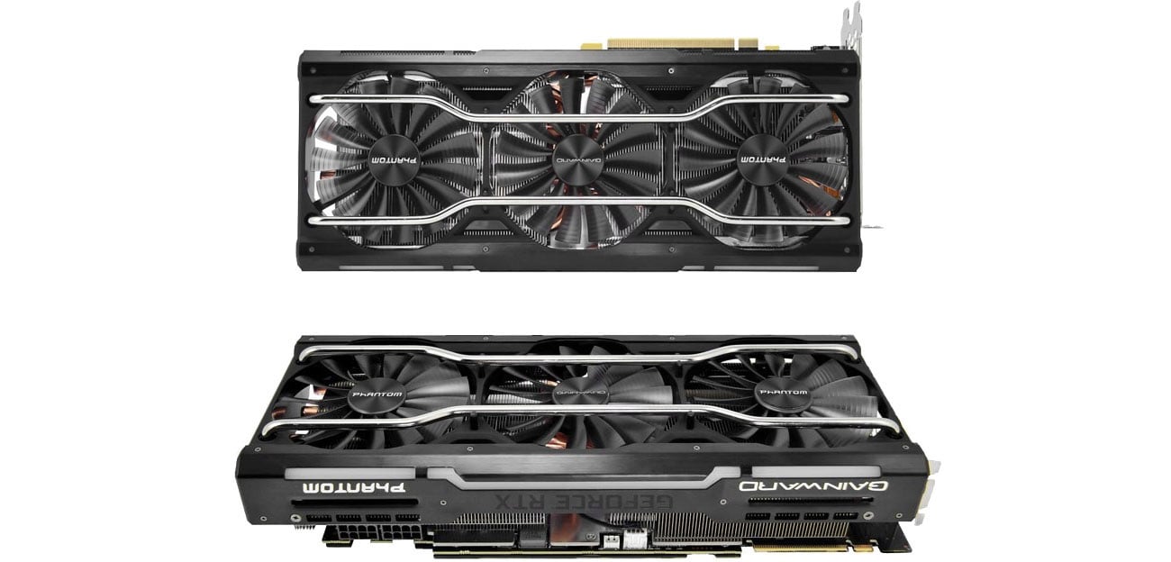 Gainward GeForce RTX 2080 Phantom GS Chłodzenie, trzy wentylatory