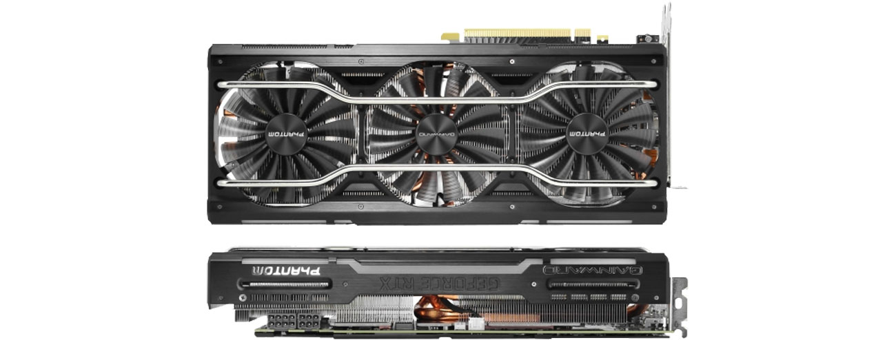 Gainward GeForce RTX 2070 Phantom GS Chłodzenie, trzy wentylatory