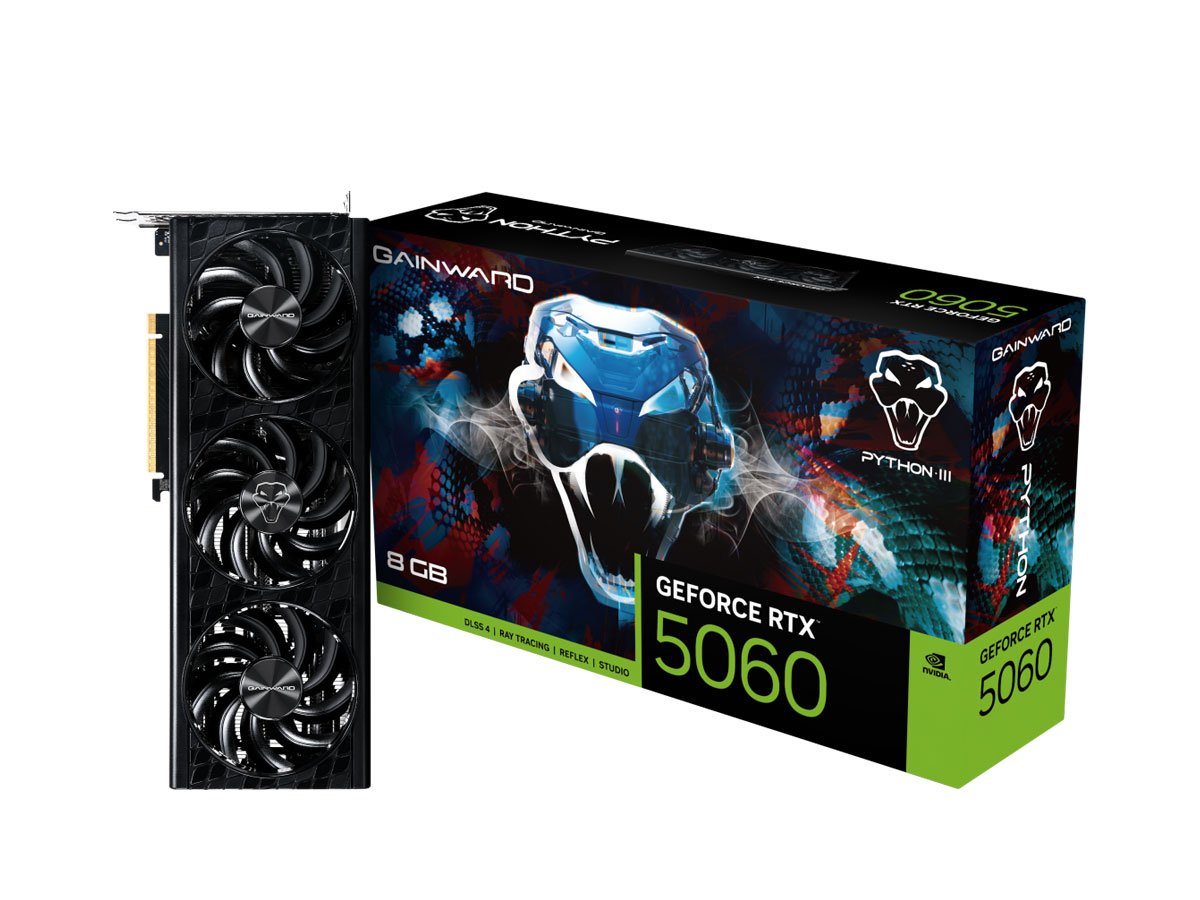 GeForce RTX 5060 Python III 8GB GDDR7 DLSS4