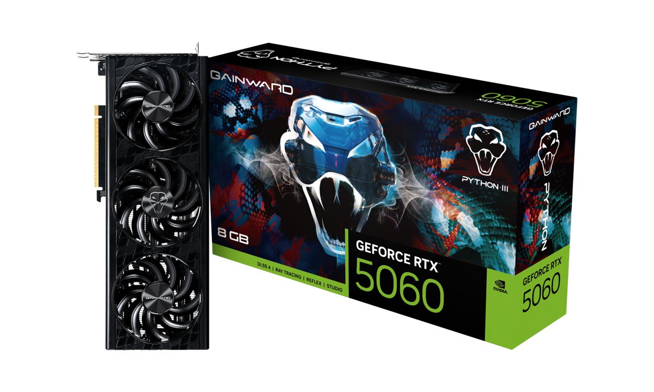 GeForce RTX 5060 Python III 8GB GDDR7 DLSS4