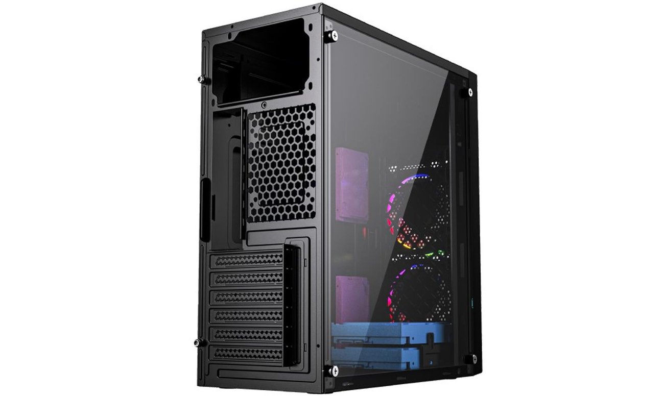 Gembird Fornax M100B RGB tył i wnętrze