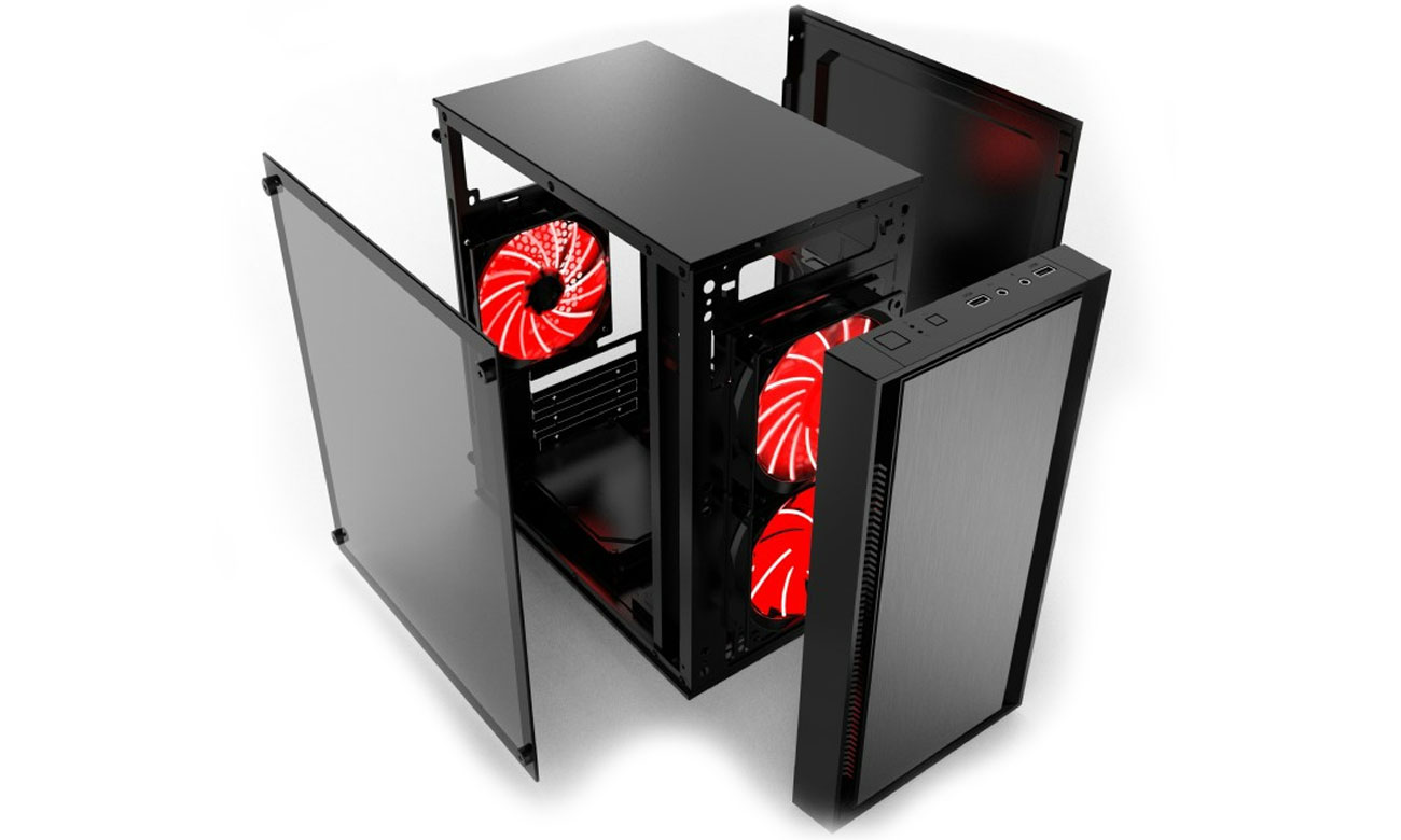 Obudowa do komputera Gembird Fornax 960R konstrukcja