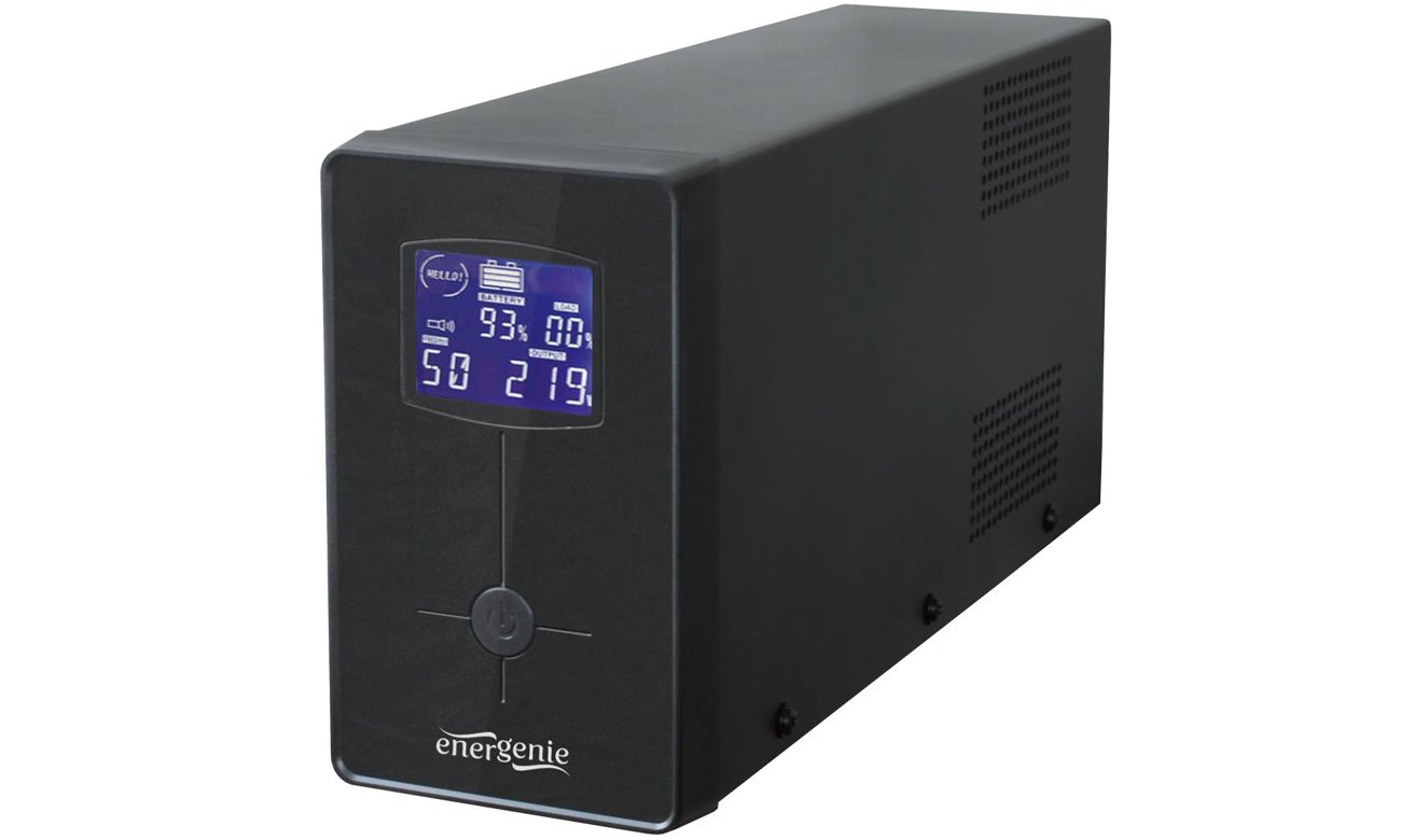 Zasilacz awaryjny Gembird UPS 850VA Line-in 2x IEC USB LCD