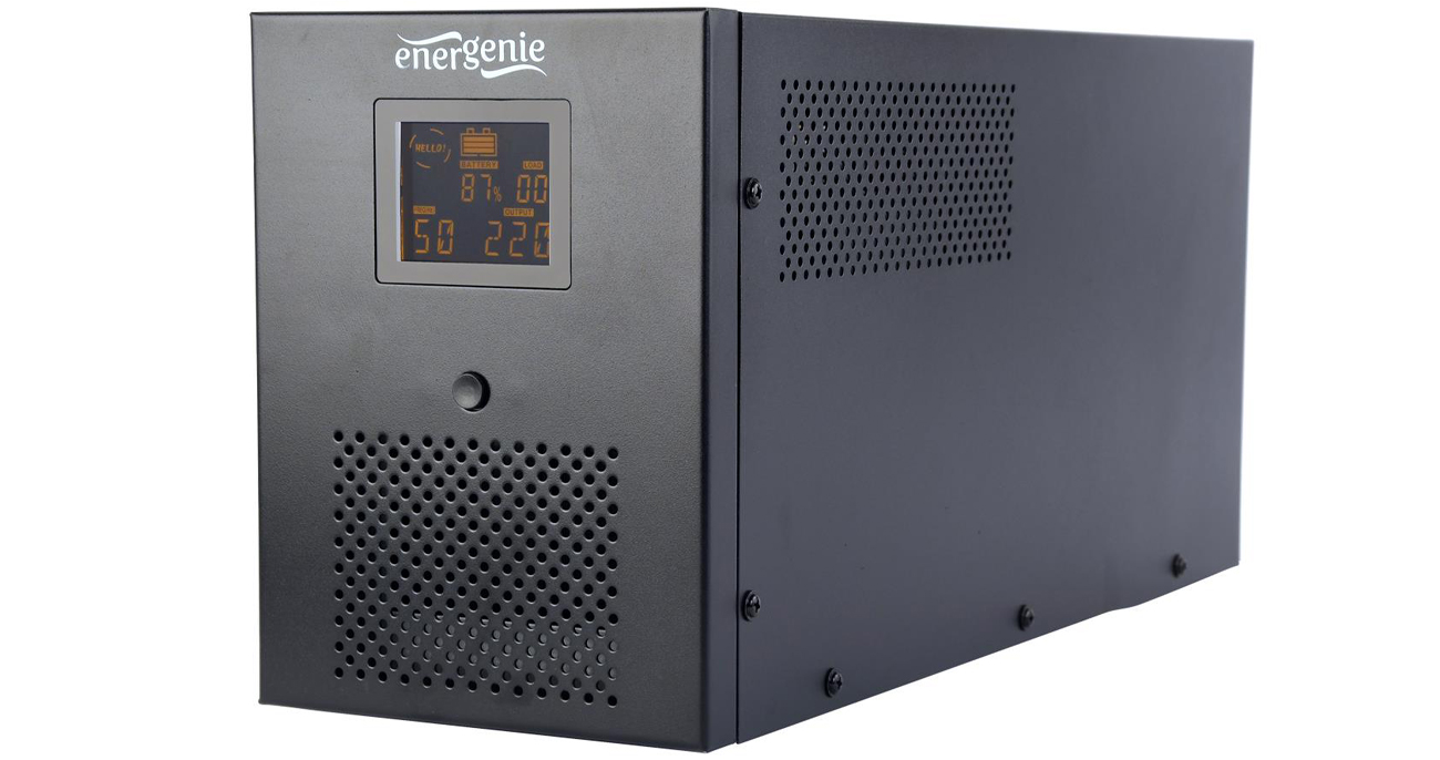 Zasilacz awaryjny Gembird UPS 3000VA Line-in 1xC14 3xC13 2xSchuko USB RJ-45