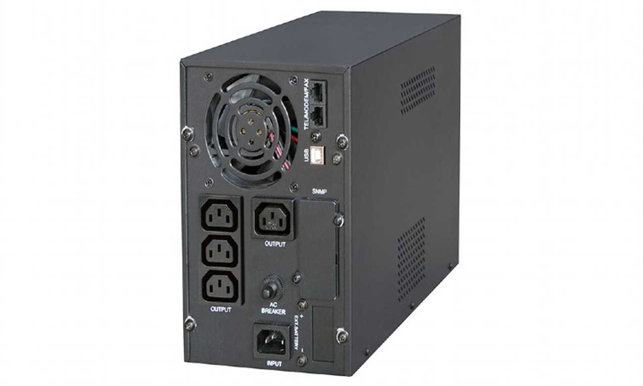 Gembird Energenie LCD 1800W widok z tyłu pod kątem