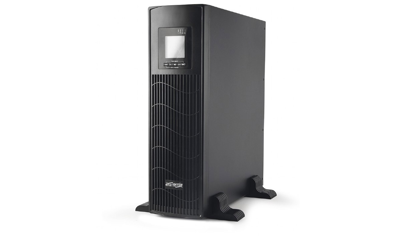 Gembird Energenie Rack 1800W LCD widok z przodu pod kątem