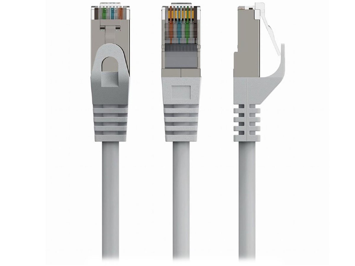 Gembird RJ-45/RJ-45, kat.6A, S/FTP, szary, 2m