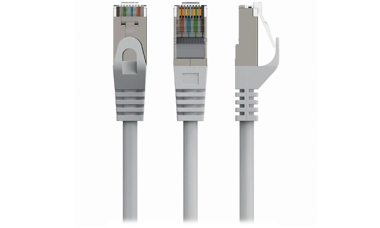 Gembird RJ-45/RJ-45, kat.6A, S/FTP, szary, 2m