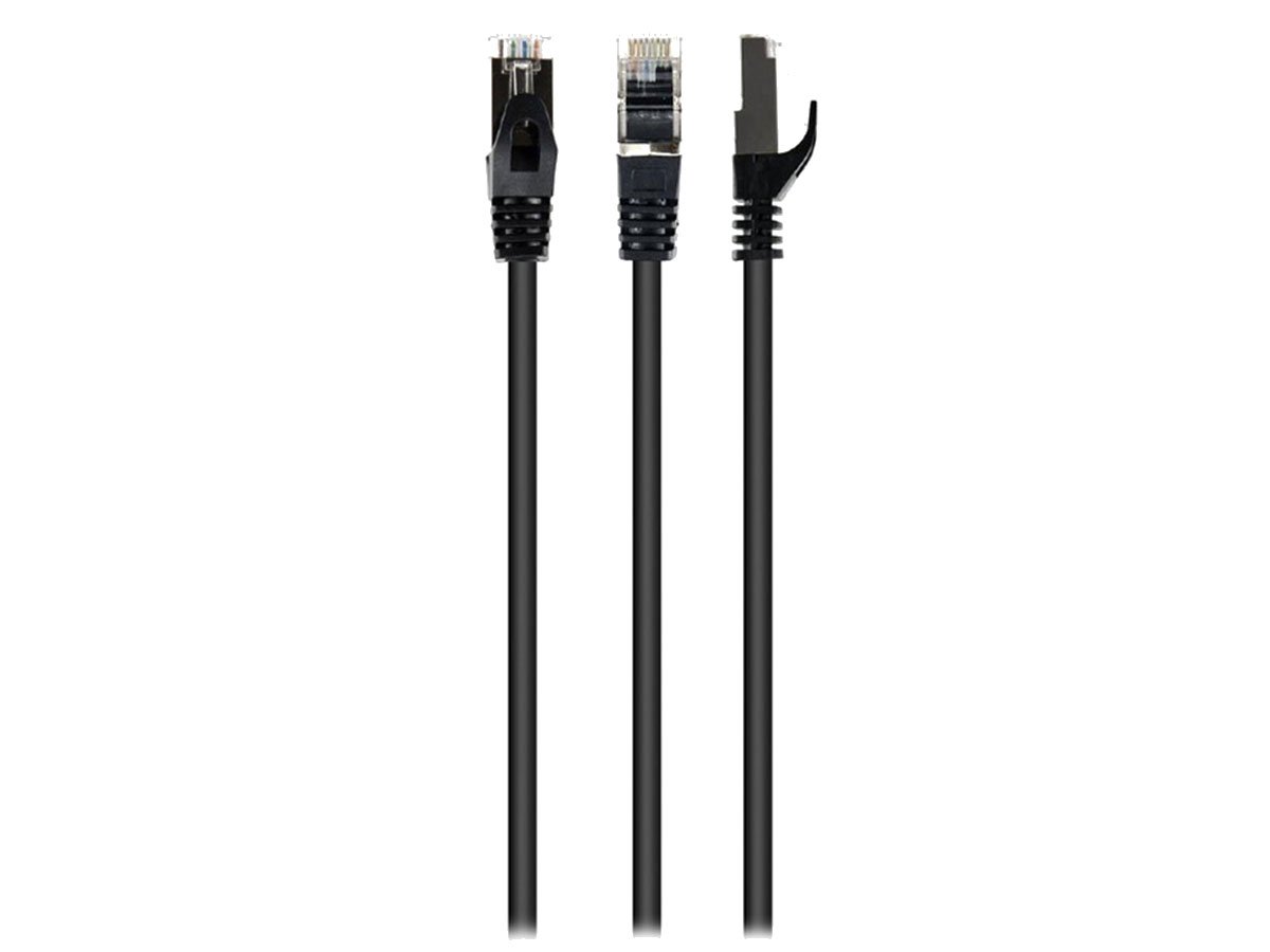 Gembird RJ-45/RJ-45, kat.6A, S/FTP, czarny, 5m