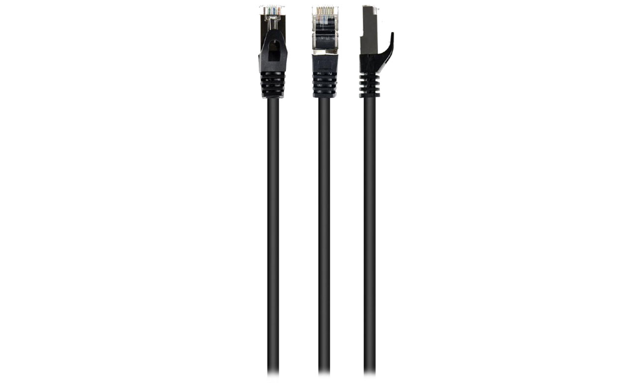 Gembird RJ-45/RJ-45, kat.6A, S/FTP, czarny, 5m