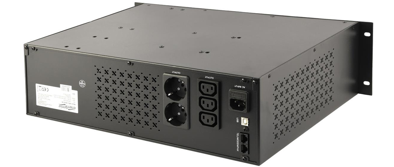 Gembird Rack UPS Line-in tył