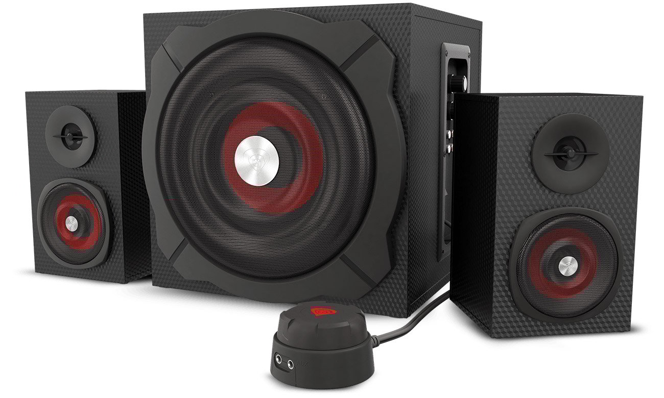 Genesis Helium 600 widok z przodu, głośniki i subwoofer