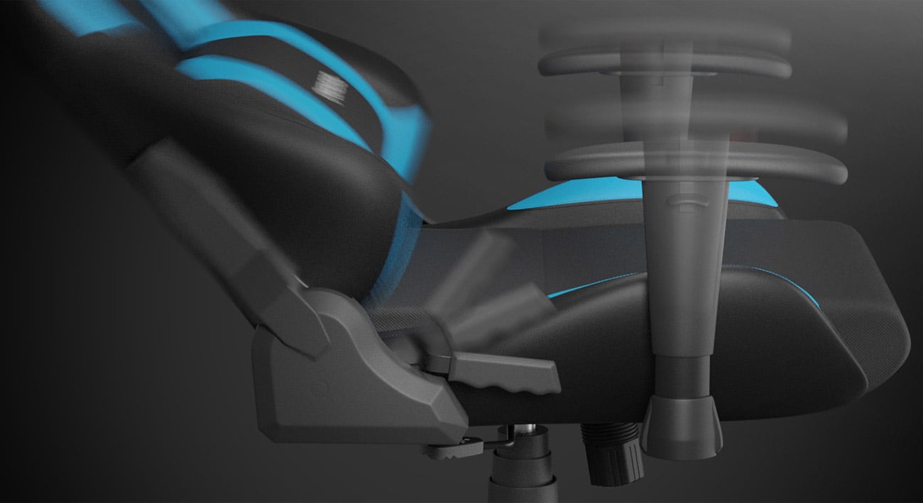 Dostosuj fotel gamingowy Genesis Nitro 550 Czarno-niebieski do własnych potrzeb