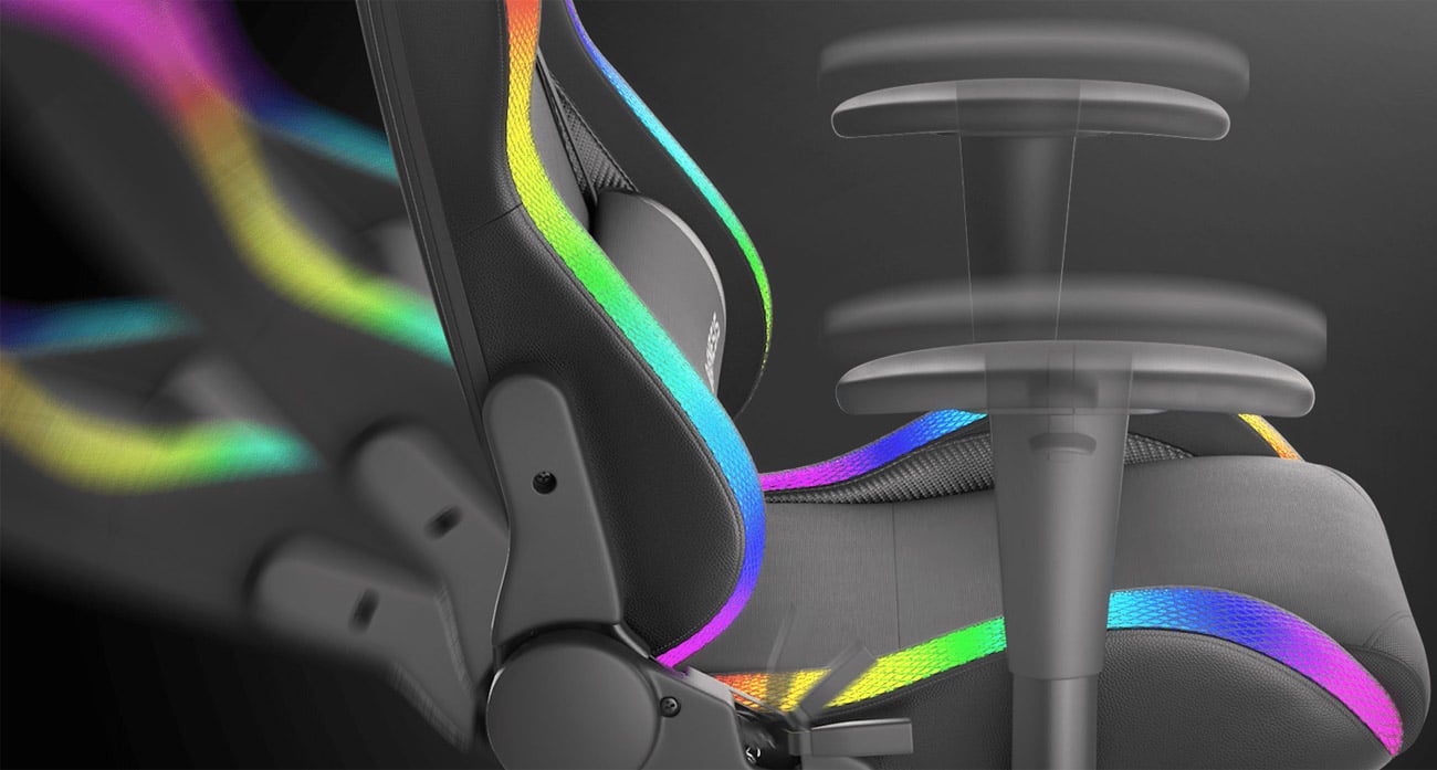 Fotel gamingowy Genesis Trit 500 RGB Czarny - Wiele możliwości regulacji ustawień fotela