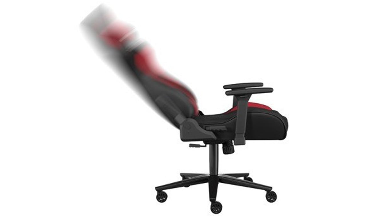 Fotel gamingowy Genesis Nitro 720 czarno-czerwony - Widok z boku