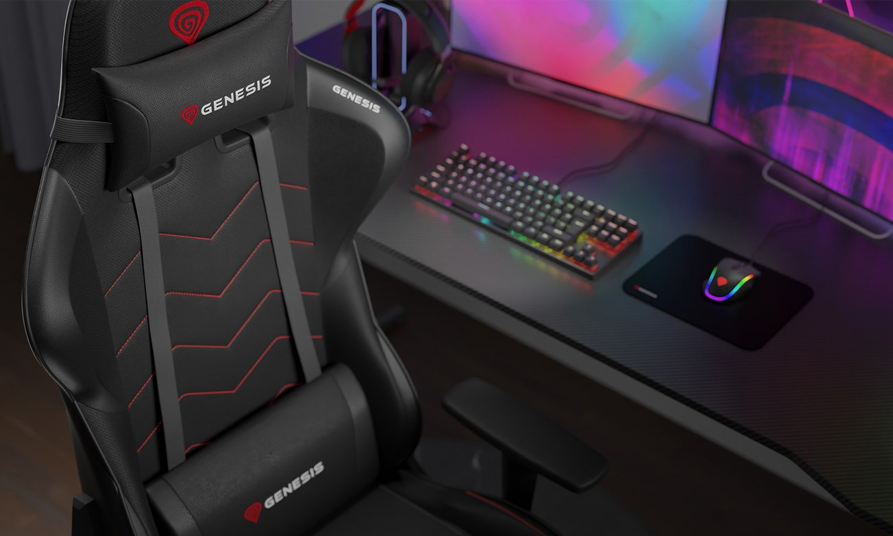 Fotel gamingowy Genesis Nitro 550 G2 Szary - Grafika lifestyle