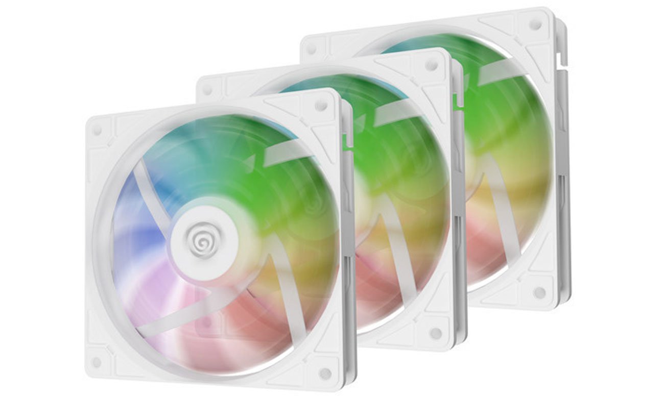 Wentylator Genesis Oxal ARGB Triple Pack 3x120mm White
